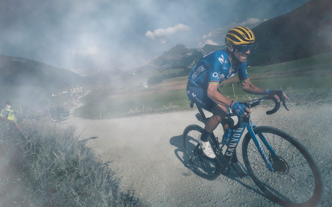 Alejandro Valverde, Team Movistar for Canyon CFR Campaign